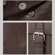 thumbnail image 5 of Bolso bandolera de piel texturizada para mujer | Bolso de mano ligero, espacioso, para viaje y trabajo, con correa ajustable | Múltiples compartimentos | Negro, marrón y caqui, 5 of 6
