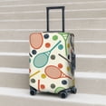 thumbnail image 5 of Uemuo Racket and Tennis Ball Printed Washable Luggage Cover - Fashion Suitcase Protector Fits 18-32 Inch Luggage -X-Large, 5 of 9