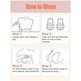 thumbnail image 6 of 2 Pairs Invisible Sticky Bras for Women - Push Up, Backless, Strapless (Black), 6 of 7