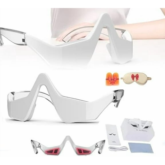 Eyelift Device, Eye Lifting Device, Eyelift Glasses, 2025 Upgrade Under-Eye Massager, Universal Size, Eye Bag Remover Glasses for Remove Dark Circles, Reduce Fine Lines