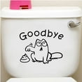 thumbnail image 1 of DIY Good Bye Room Toilet Seat Bathroom Sticker Home Refrigerator Wall Decal Art, 1 of 3