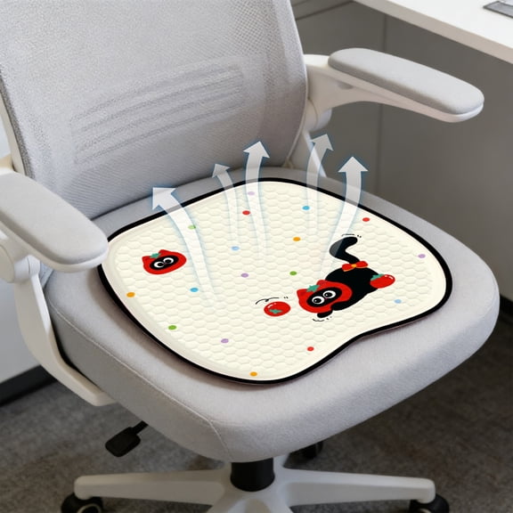 Honeycomb Gel Seat Cushion for Office Chair Car - Cooling Breathable Tailbone Pain Relief Coccyx Cushion Non Slip for Long Sitting