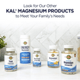 thumbnail image 6 of KAL Stress B Mag Glycinate, B Complex Vitamins Plus Magnesium, Active Forms Coenzyme Vitamin B-6, Methylcobalamin, and Folate from 5-MTHF, Healthy Mood & Relaxation Support, 30 Servings, 60 VegCaps, 6 of 6