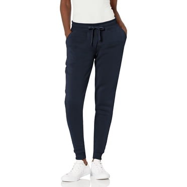 Southpole Women's Fleece Basic Jogger, Dark Navy, XX-Large
