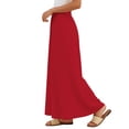 thumbnail image 2 of TaTaai Women's High Waist Maxi Skirt Solid Color Tie Detail Hollow Out Long Skirt Tiered Ruffle Hem Boho Summer Skirt Gift, 2 of 8
