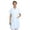 Blue, variant on Ensemble by Court Attire Classic White Lab Coat for Doctors and Clinicians with Chest Pocket for Everyday and Lab Use