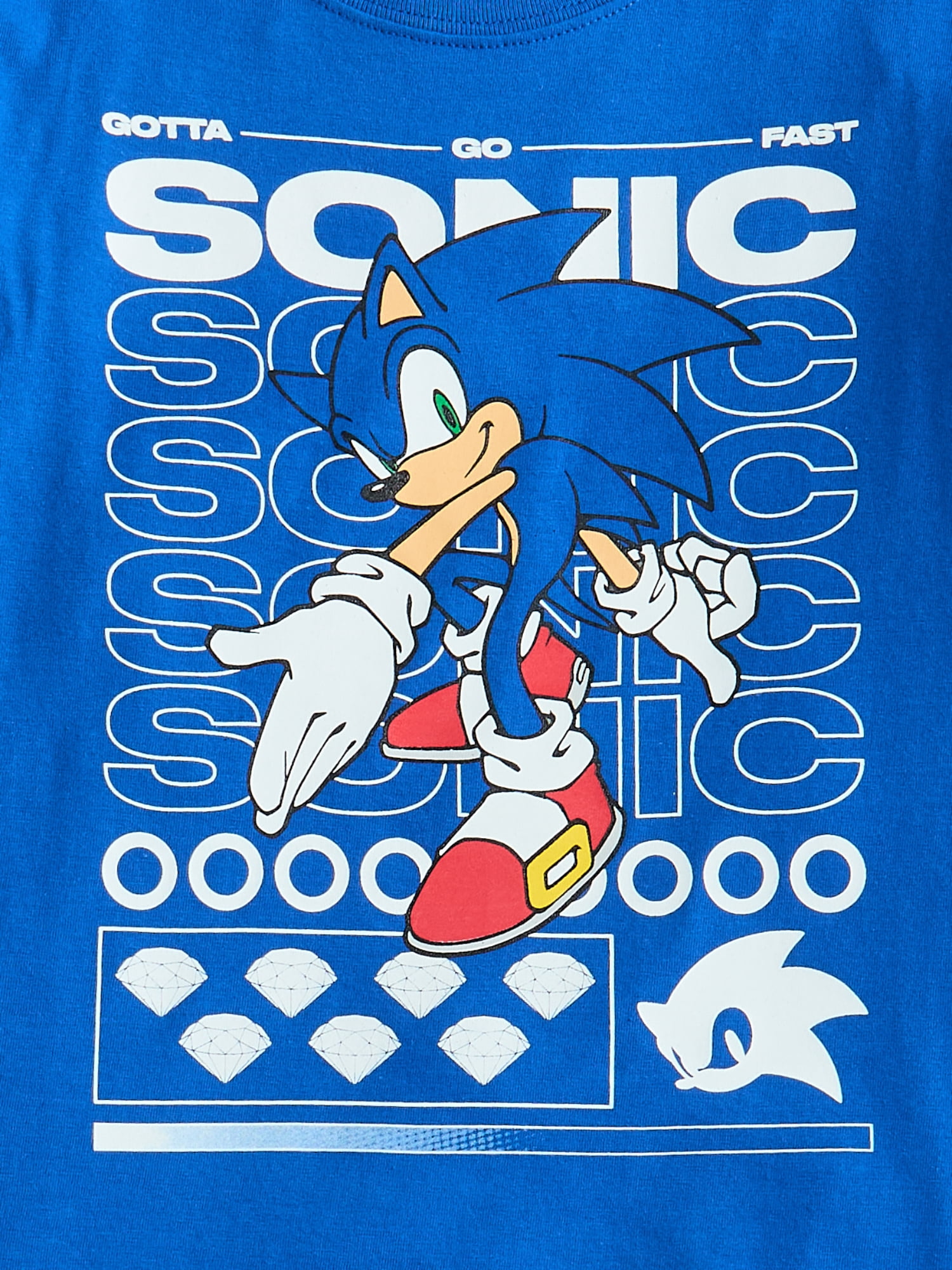 Sonic the Hedgehog Boys Crewneck Graphic Tee with Short Sleeves, 3-Pack, Sizes XS-2XL