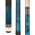 thumbnail image 1 of ASKA L25 Blue 58" Two-Piece Pool Cue with Hard Rock Maple Shaft and 13mm Leather Tip, 1 of 6
