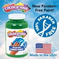 thumbnail image 3 of Colorations Paraben-Free Washable Finger Paint, Yellow - 16 oz., 3 of 3