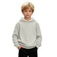 thumbnail image 4 of Girls Leopard Print Hoodie Kids Long Sleeve Fleece Sweatshirt Casual Hooded Top With Front Pocket For Daily School Outdoor Wear 2-12 Years, 4 of 7