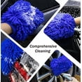 thumbnail image 4 of Coral velvet foam car wash gloves, thickened chenille long velvet, single-sided and double-sided universal, cleaner for car cleaning, 4 of 5