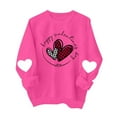 thumbnail image 5 of Royisotas Valentine's Day Sweatshirts for Women Plus Size Long Sleeve Pullover Tops,Crew Neck Womens Oversized Sweatshirts Gifts for Girlfriend, 5 of 10