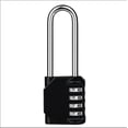 thumbnail image 1 of 4 Digit Number Combination Pad Lock Long Shackle Padlock Outdoor Waterproof Lock Suitcase Luggage High Security Coded Lock, 1 of 3