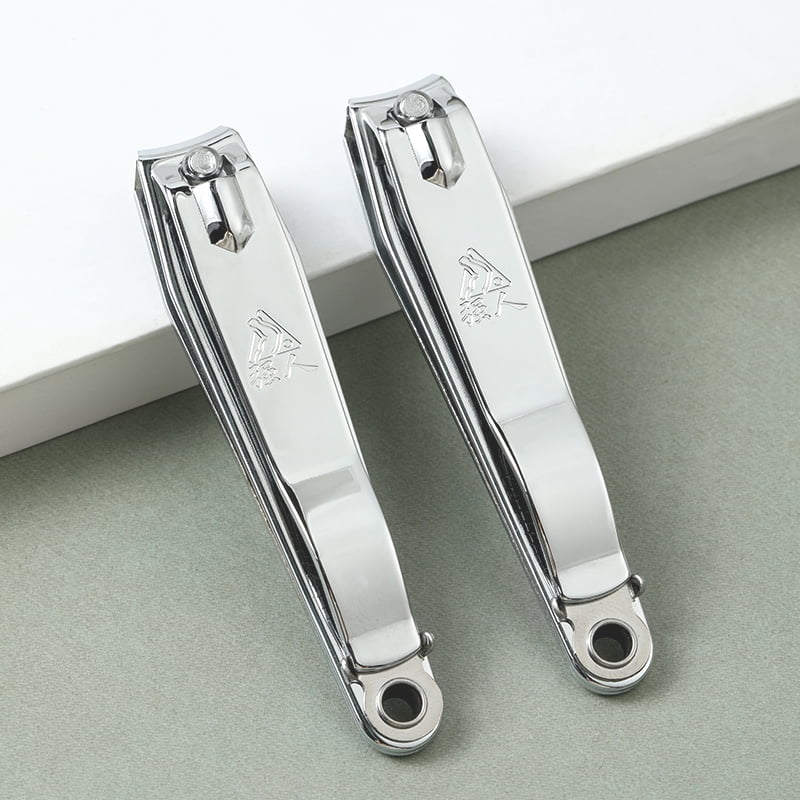 Stainless Steel Nail Cutter With Nail File Flat Clipper Fit for Big Size Fingernail Toenail Tips Cutter Trimmer Nail Care Tool