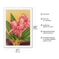thumbnail image 2 of Cattleya Orchid Hawai’i - The Queen of Orchids - Vintage Hawaiian Airbrush Art by Frank Oda (Hale Pua Studio) c.1940s - Fine Art Rolled Canvas Print 27in x 40in, 2 of 4