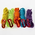 thumbnail image 1 of pitrice 4 Pcs Corde Réfléchissante en Nylon de 6,65 Pieds pour Tente Extérieure Jaune, 1 of 8