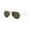 Polished Arista Gold Frame | G-15 Green Lens, variant on RB3025 AVIATOR CLASSIC Pilot Shape Sunglasses Polished Arista Gold Frame | G-15 Green Lens 58mm