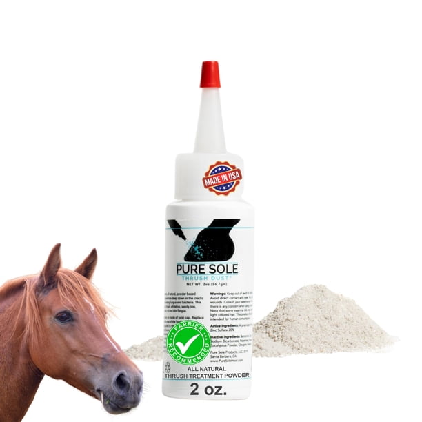 Tratamiento para la podredumbre del casco Pure Sole Thrush Dust 60 mL para caballos