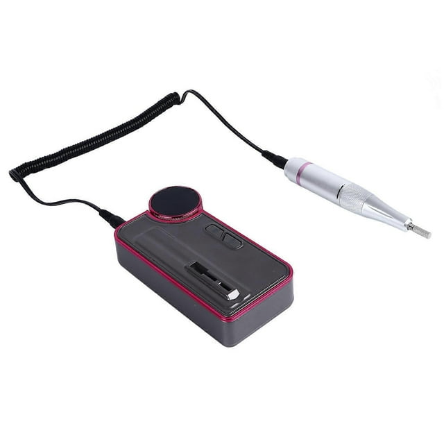 Nail Drill Portable Electric Nail Polisher Machine Rechargeable Nail Grinder for Home Nail Salon Sliver
