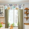 thumbnail image 5 of Coolnut Cute Easter Eggs Valance Faux Linen Small Window Curtains Short Rod Pocket Valances for Kitchen, Living Room, Bathroom, Modern, 54" L x 18" W Home Decor, 5 of 6