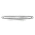 thumbnail image 3 of Primal Gold 10 Karat White Gold 2.5mm Half Round with Edge Band Size 9.5, 3 of 6