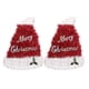 thumbnail image 5 of 2 colgantes decorativos con flecos para gorros de Papá Noel navideños, adornos para escaparates, decoración del hogar, 5 of 7