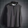 thumbnail image 3 of KCAHPAN Muscle Cut Off TShirt Sleeve Men Workout Hooded Tank Tops Sleeveless Gym Hoodie, 3 of 15