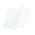 thumbnail image 1 of Etiquetas plásticas en blanco impermeables con agujero para productos, 3.5x6cm/1.38x2.36" Paquete de 200, transparente., 1 of 6