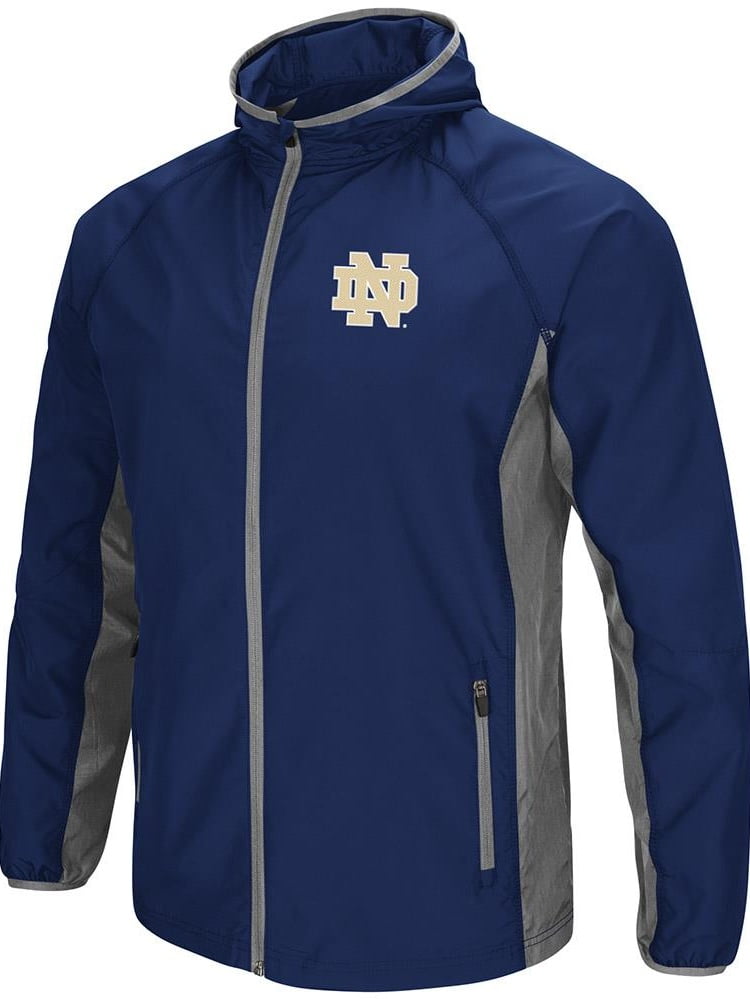 Mens Notre Dame Fighting Irish Full Zip Hooded Jacket by Colosseum