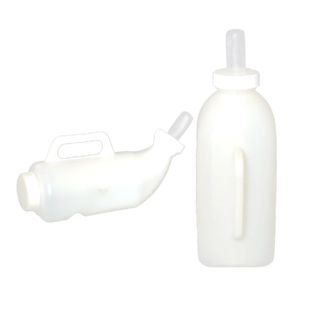 2 piezas 2L botella para terneros manual alimentador de destete ordeño granja