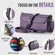 thumbnail image 5 of Caso de cartera Compatible con Samsung Galaxy S23 Más 6.6" RFID de Bloqueo 10-Titular de la Tarjeta de Cuero de la PU de la broche Magnético Correa Bolsillo con Cremallera caja del Teléfono, 5 of 9