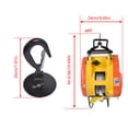 thumbnail image 4 of 250 kg/550 lbs Electric Hoist 110 Volt Portable Power Electric Chain Hoist, 98ft Lift Height, Lift 62.34 ft/min, with Emergency Stop Switch, 4 of 23