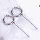 thumbnail image 2 of Pendiente colgante de acero inoxidable jinwen Pendientes de barra larga, 2 of 8