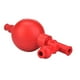 thumbnail image 3 of Bombilla de succión de goma de 1 piezas, Bombilla de succión de goma de laboratorio con 3 válvulas Presión segura Relleno de pipeta cuantitativo Goma elástica(rojo) Ecomeon no, 3 of 4