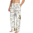 thumbnail image 2 of Balery Men'S Coffee Pants,Sleepwear Pants,Pajama Pants,Pj Bottoms Drawstring And Pockets-Xx-Large, 2 of 9