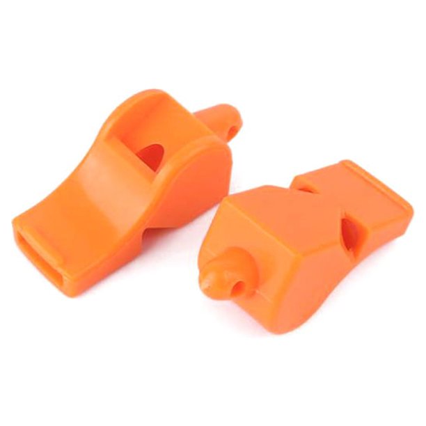 Speravity Paquete de 2 silbatos de seguridad de bolsillo, accesorios para senderismo, mano de obra, suministros para acampar, herramienta de supervivencia Material de laboratorio Naranja Speravity TO009169-02