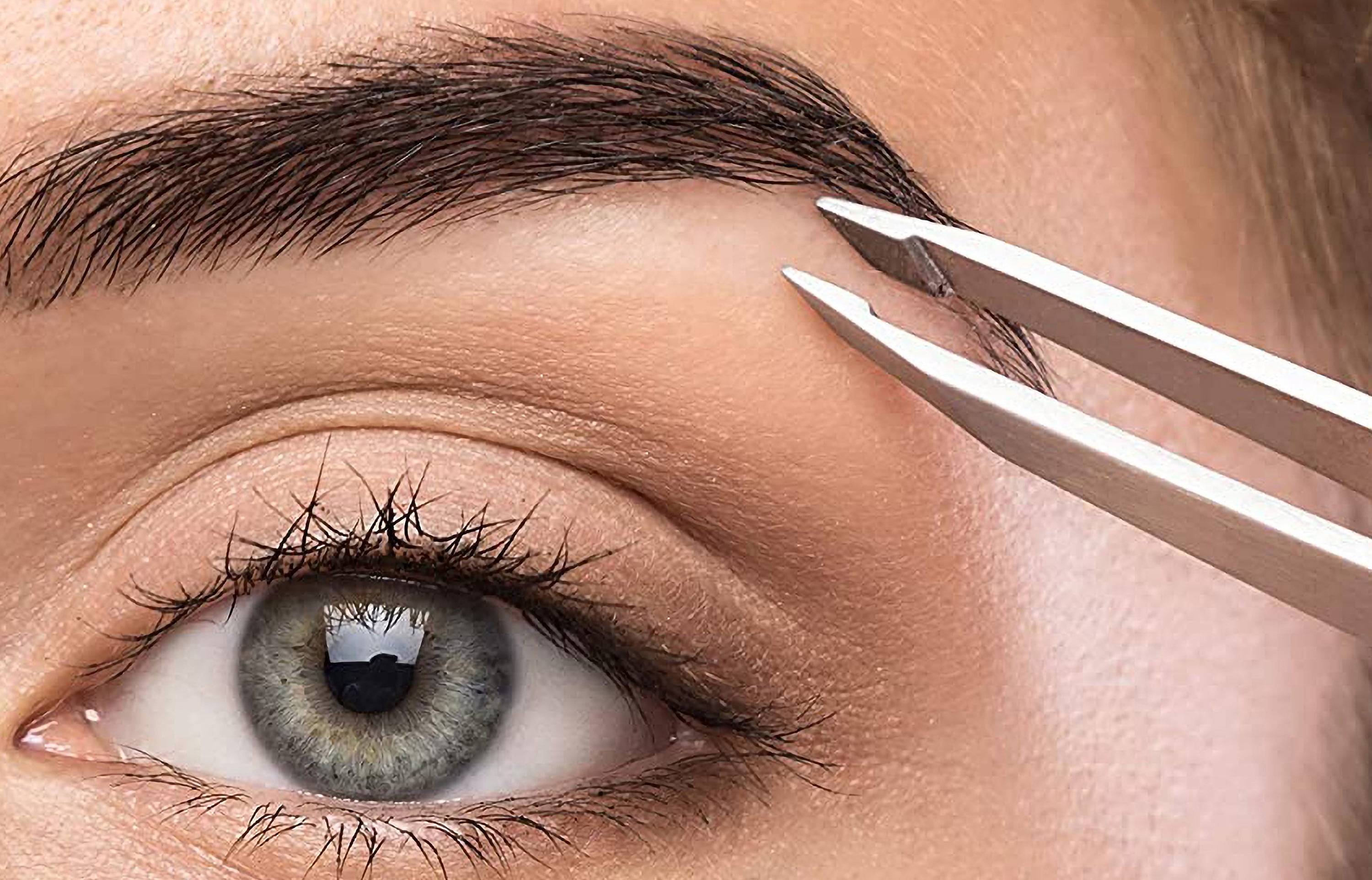 Professional Diamond Tip Eyebrow Tweezers