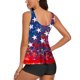 thumbnail image 4 of MKLEKYY Trajes De Baño Mujer New Swimwear Tankini Sexy Conservative Women'S Yama Flag Junior Swimwear, 4 of 5