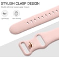 thumbnail image 6 of Comvin Silicone Compatible With Apple Watch Bands 38mm 40mm 41mm 42mm 44mm 45mm 49mm for Women Men, Sport Wristbands Fits For iWatch Ultra Series 11 10 9 8 7 6 5 4 3 SE, 15 Pack, 6 of 8