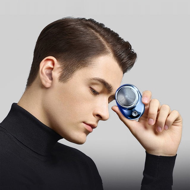 Jusqu'à 50 % de Réduction sur les Soins Personnels et la Beauté! Mini Rasoir, Mini Rasoir Portable, Mini Rasoir Portable, Rasoir Hommes, Rasoir Rechargeable USB, Adapté pour Familles, Voyages, Cadeaux pour Femmes