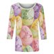 thumbnail image 5 of Xuyuer Women's Easter Printed 3/4 Sleeve T-Shirt, Cute Casual Summer Top Trendy Blouse Outfit for Holiday, 5 of 9
