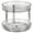 Smoke, variant on mDesign 2-Tier Lazy Susan, 9" Rotating Kitchen Organizer Carousel - Clear/Chrome
