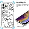 thumbnail image 4 of Line Art Case Compatible with iPhone 12 Pro Max,Unique Art Design TPU Bumper Cover Case, 4 of 6