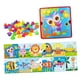 thumbnail image 5 of Tablero de mosaico con clavijas, juguete a juego de colores, juguetes educativos, 46 botones y 12 imágenes con clavijas para niños pequeños, regalos Estilo E Hugo Tablero de mosaico, 5 of 10