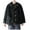 Black, variant on Denim Jacket for Women Hooded Pockets Windproof Long Sleeved Denim Jacket,Womens Coats Plus Size Black Free Size