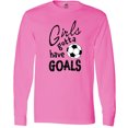 thumbnail image 3 of Inktastic Girls Gotta Have Goals Soccer Long Sleeve T-Shirt, 3 of 5