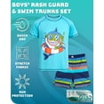 thumbnail image 2 of Quad Seven UV Protection Beach Rashguard Swimsuit Set (Boy's 4), 2 of 7