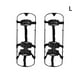 thumbnail image 1 of Wosthever 1 par de 24 Snow Grip Shoe Cleat Ice antideslizante sobre zapatos Spikes Snow Escalada negro L (código 41-45), 1 of 6