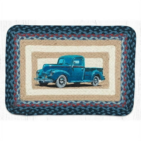 

Capitol Importing 59-PM362BT 13 x 19 in. PP-362 Blue Truck Oblong Printed Placemat