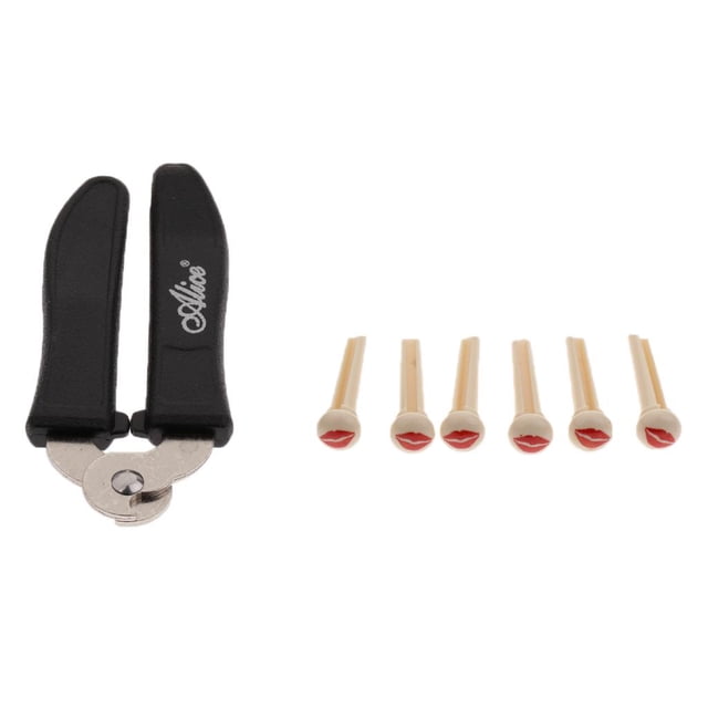 Portátil , enrollador de , de puente, + pines de puente para guitarra, bajo, mandolina, banjo Yuyangstore Cortador de cuerdas para guitarra